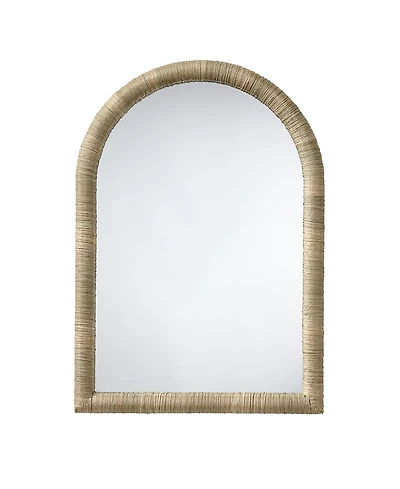 Jamie Young Hill Seagrass Arch Wall Mirror