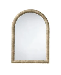 Jamie Young Hill Seagrass Arch Wall Mirror