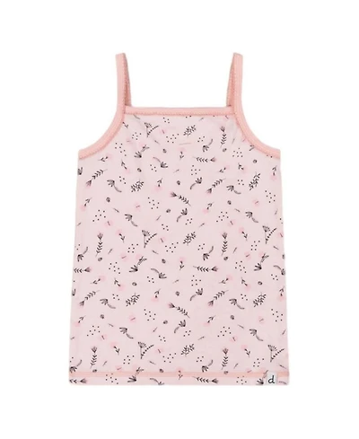 Girls' Printed Organic Cotton Flowers Tank Top - Little Kid, Big Kid