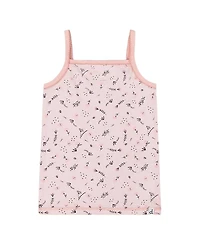 Deux par Girls' Printed Organic Cotton Flowers Tank Top - Little Kid, Big Kid