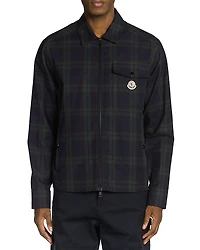 Moncler Plaid Zip Front Jacket