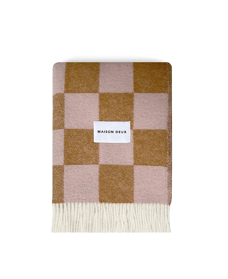 Maison Deux Checkerboard Blanket