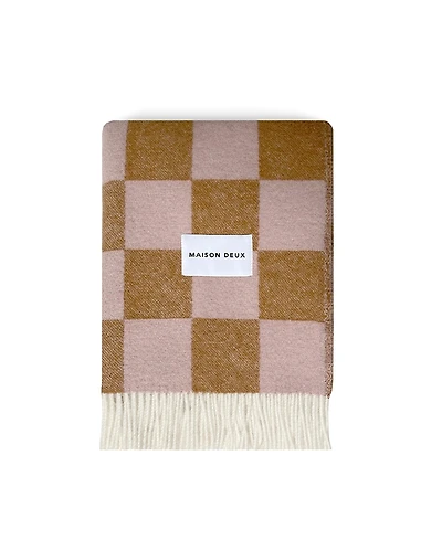 Maison Deux Checkerboard Blanket