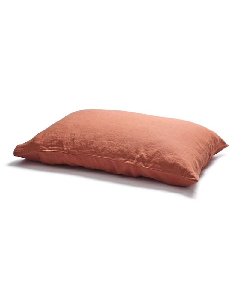 Plain Linen Pillowcase Pair