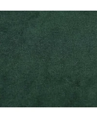 Kaylee Velvet Ottoman in Green