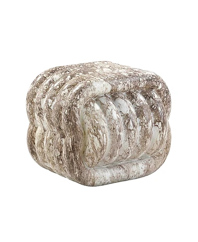 Tov Furniture Love Knot Faux Indoor / Outdoor Accent Stool
