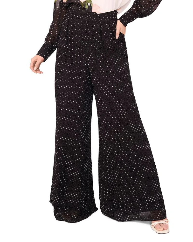 Wide Leg Tuck Pants
