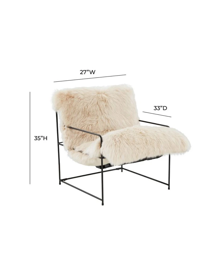 Kimi Genuine Sheepskin Chair