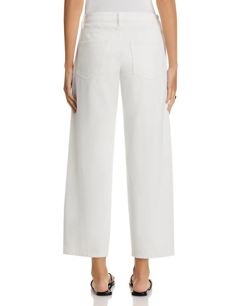 District High Rise Column Ankle Jeans Washed Sandstone