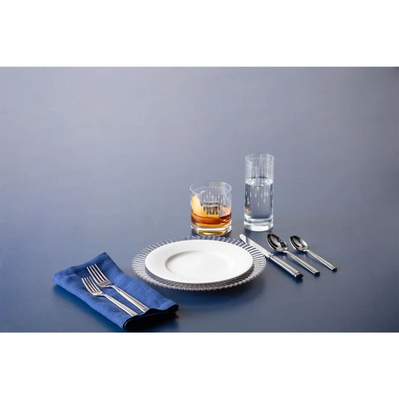 Archie Clear Charger Plate, Set of 4