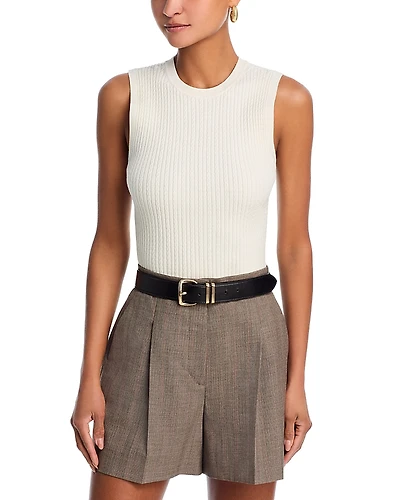 Frame The Fine Cable Tank Top