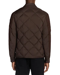 Aiguille Quilted Mixed Media Jacket