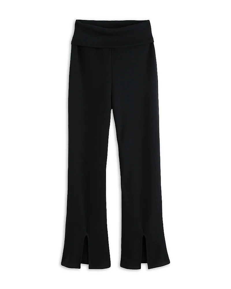 Aqua Girls' Stretch Slit Pants, Little Kid, Big Kid - Exclusive