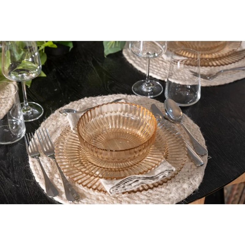 Archie Ginger Gold Salad/Dessert Plate, Set of 4