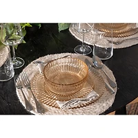 Archie Ginger Gold Salad/Dessert Plate, Set of 4