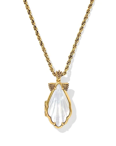 Alexa Locket Pendant Necklace, 19"
