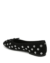 Women's Alie Stud Leather Ballet Flats