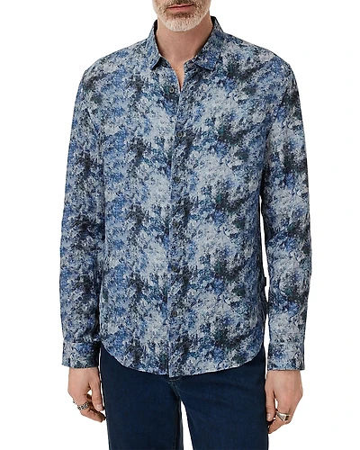 John Varvatos Luca Regular Fit Linen Shirt