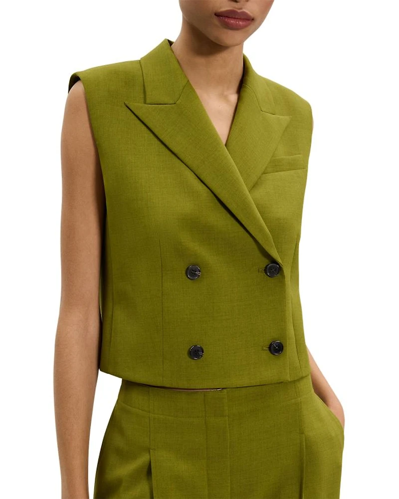 Peak Double Breasted Vest
