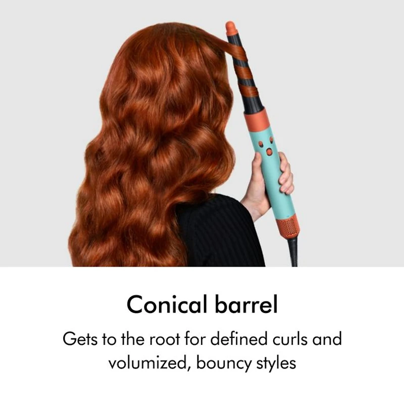 Airwrap i.d.  Straight+Wavy | Ceramic Patina/Topaz