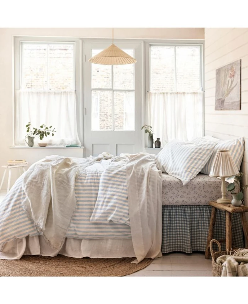 Pembroke Stripe Linen Duvet Cover