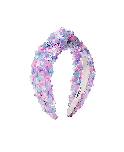Sweet Wink Girls' Mermaid Sequin Headband - Little Kid, Big Kid