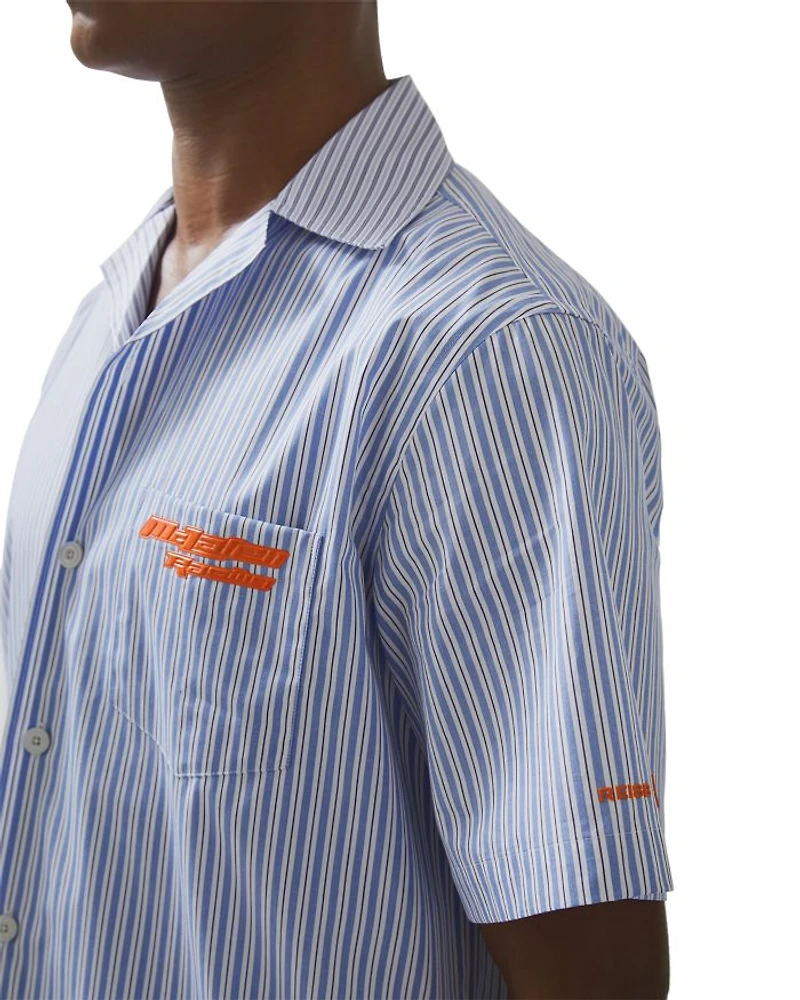 Short Sleeve Poplin Camp Shirt