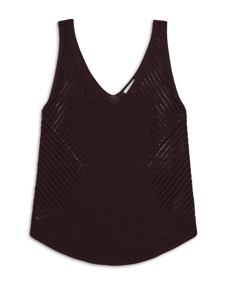 Helena Open Stitch Vest