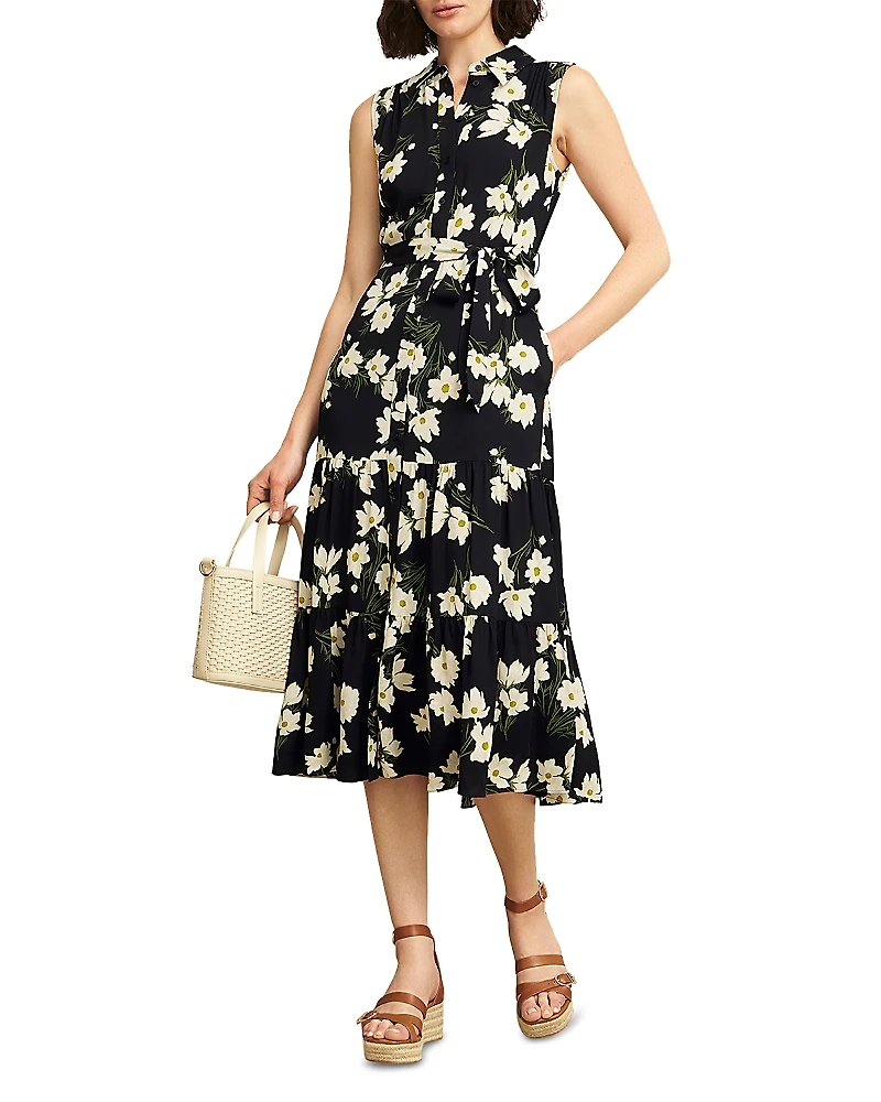 Hobbs London Thea Floral Print Dress