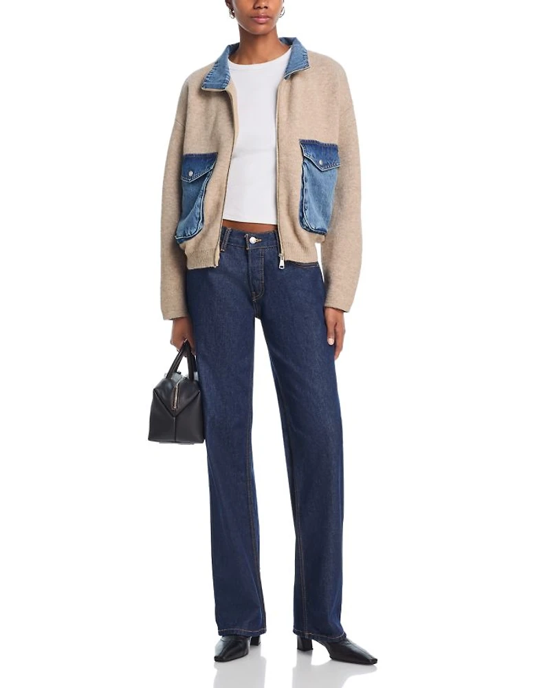 Sweater Bomber Jacket