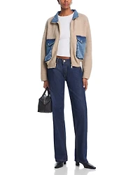 Sweater Bomber Jacket