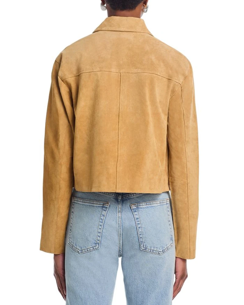 Suede Cropped Jacket
