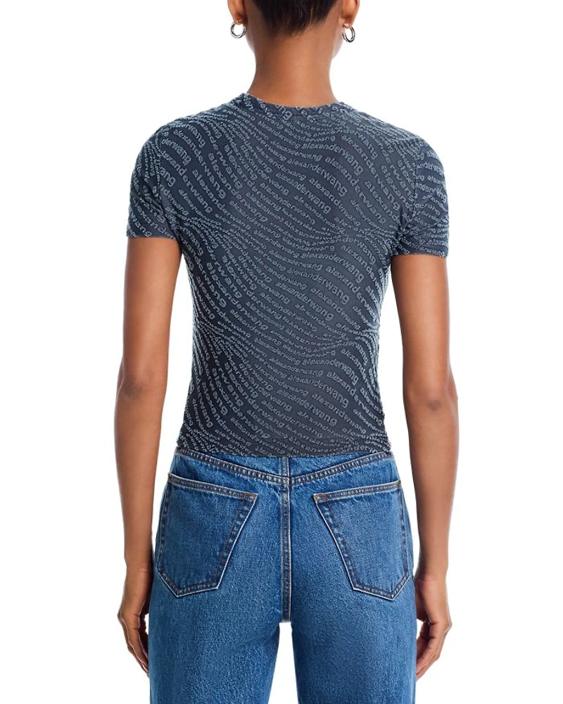 Jacquard Logo Baby Tee