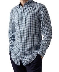 Robert Talbott Morgan Multi Check Linen Shirt