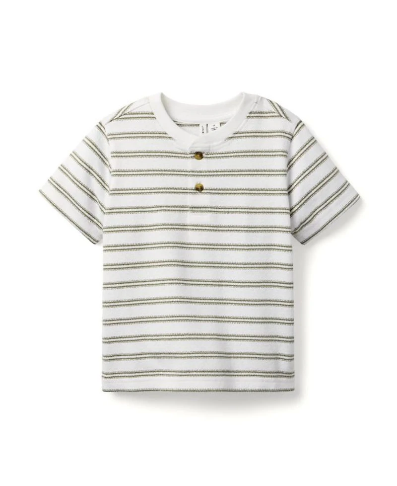 Boys' Stripe Henley T-Shirt - Little Kid, Big Kid