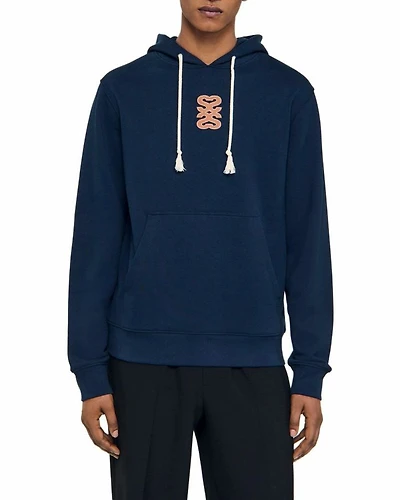 Oversized Patch Hoodie
