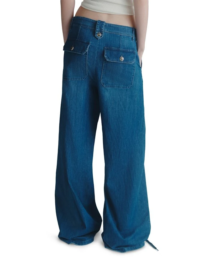 Wide Leg Jeans Blue