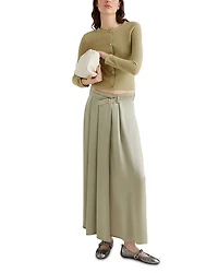 Fontana Belted Maxi Skirt