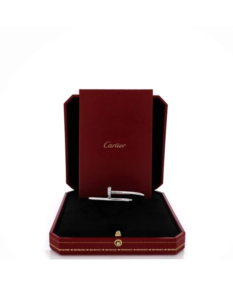 Classic Juste un Clou Bracelet 18K White Gold with Diamonds