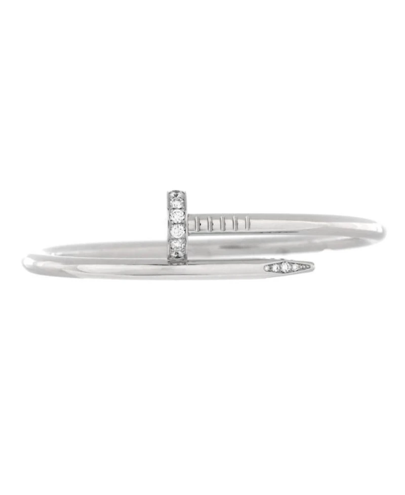 Classic Juste un Clou Bracelet 18K White Gold with Diamonds