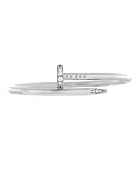 Classic Juste un Clou Bracelet 18K White Gold with Diamonds