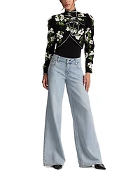 Addison Embroidered Cropped Jacket