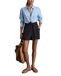 Reiss Avril Belted Shorts