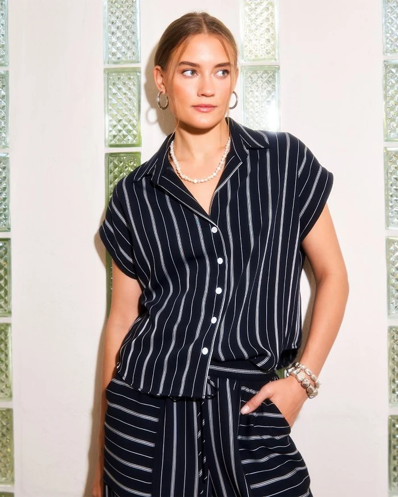 Colette Button Up Top