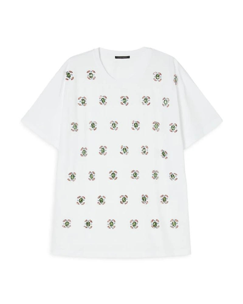1A Uscita Reed Embellished Tee