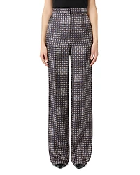Max Mara Studio Fauna Silk Pants