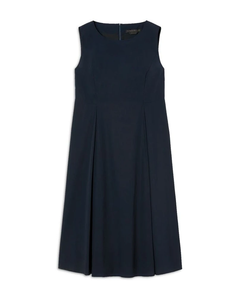 Plus Zimino Midnight Blue Dress