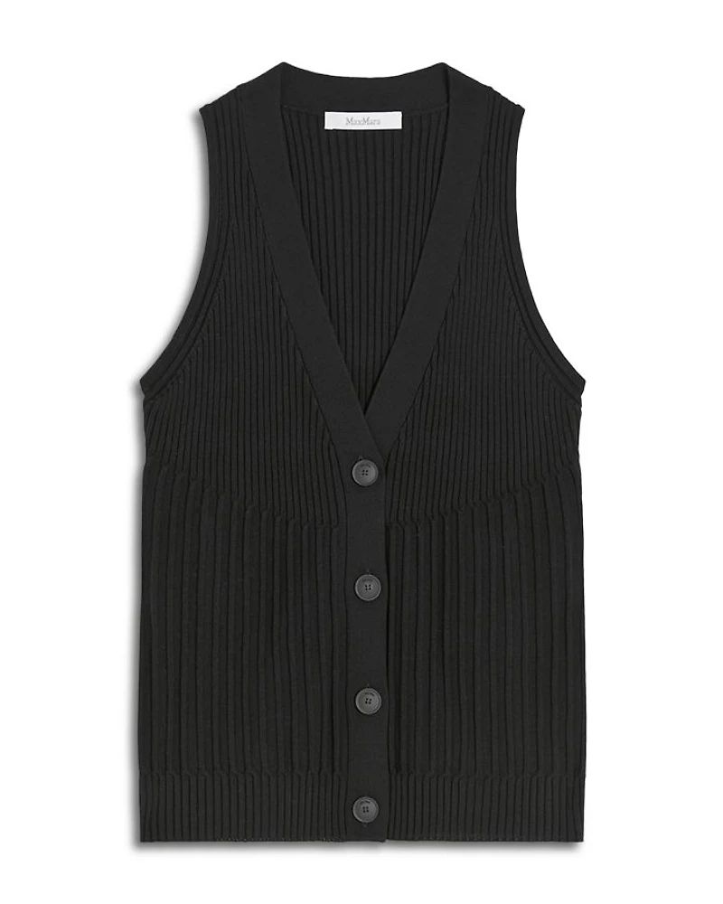 Bimba V Neck Button Front Top