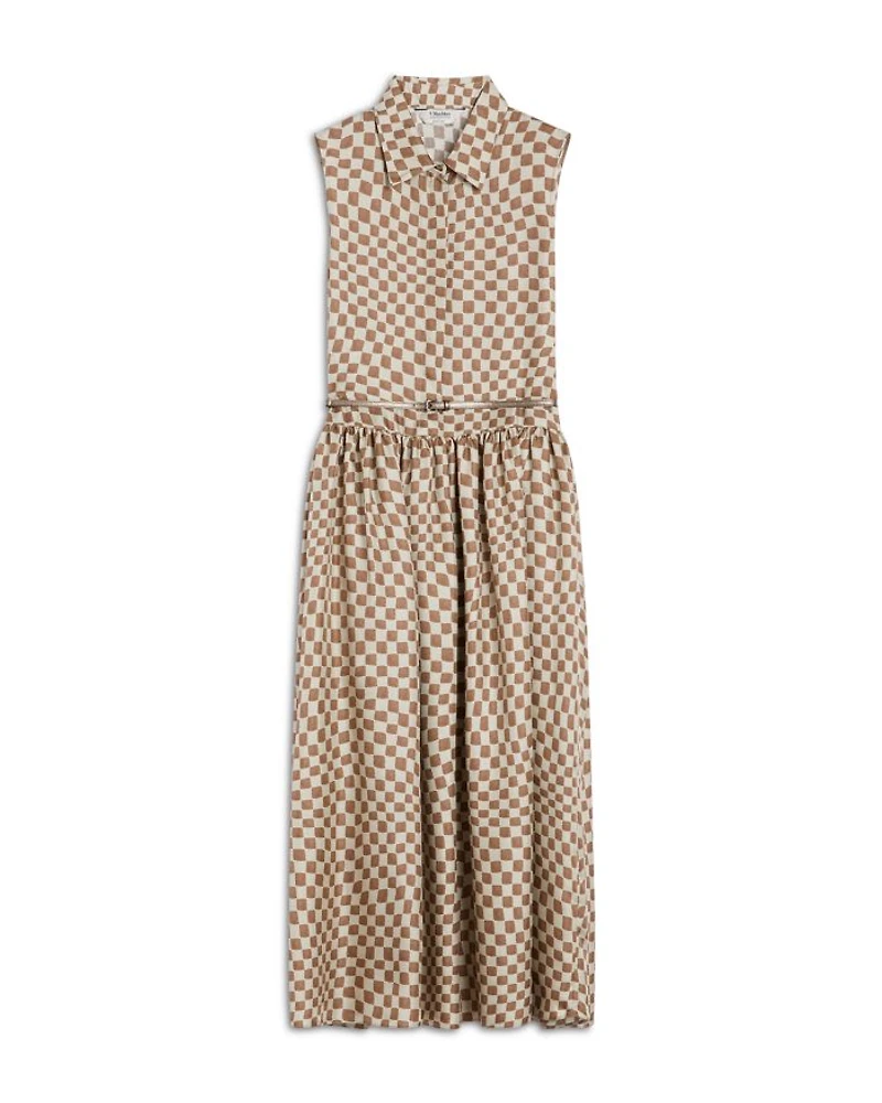 Sesia Antique Rose Silk Dress