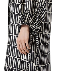 Ottone Black Silk Dress